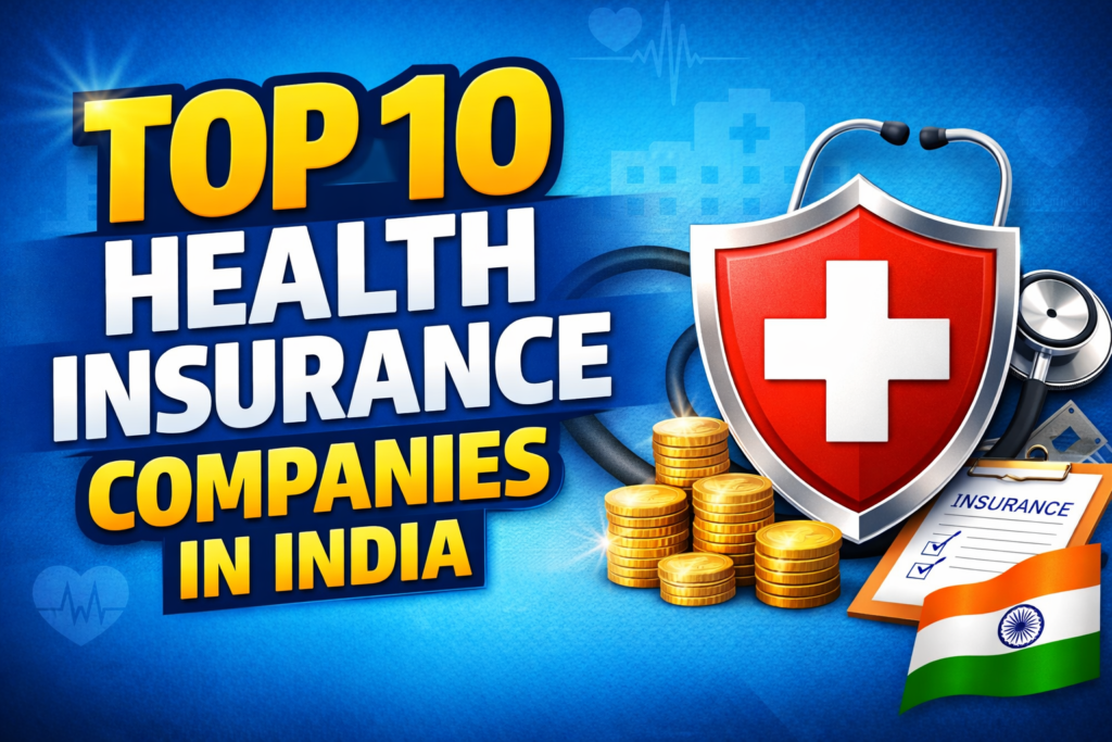 Top 10 Health insurance co in india.
