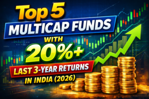 Top 5 Multicap mutul Funds with 20%+ 3-Year Returns in India (2026)