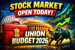 Stock Market Open Today: Investor Guide for Union Budget 2026