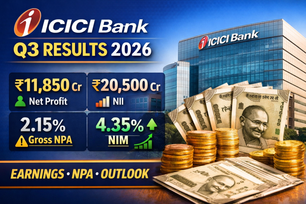 ICICI Bank Q3 Results 2026: Profit, NII, Asset Quality & Key Financial Highlights Explained