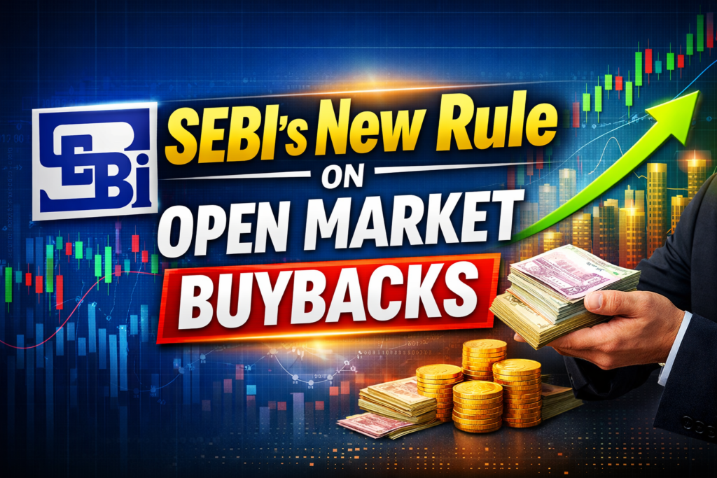 SEBI’s New Rule on Open Market Buybacks: Key Impacts on Investors & Companies (2026 Guide)