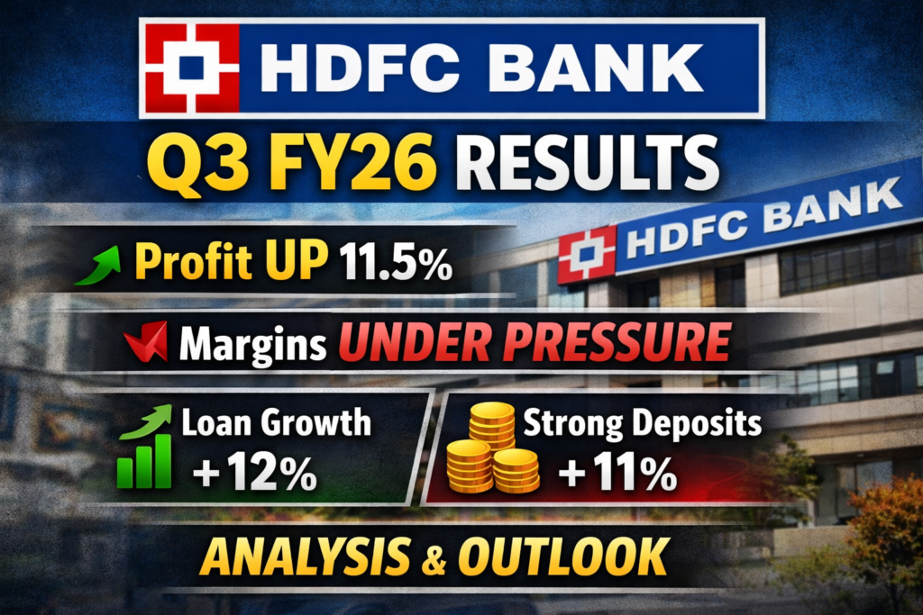 HDFC Bank Q3 FY26 Results: Profit Growth Remains Strong Despite Margin Pressure