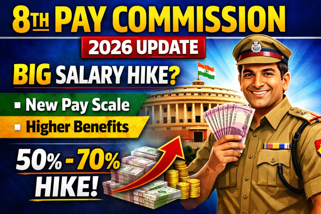 8th Pay Commission Salary in India: Latest Expectations, Pay Scale Changes & Benefits (2026 Update)