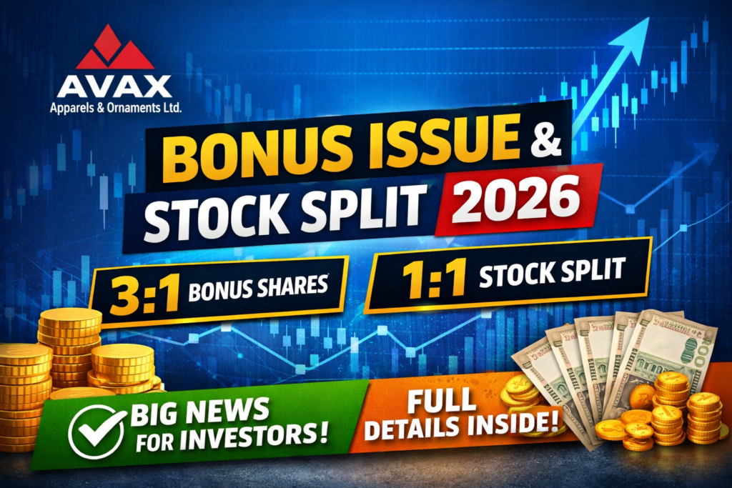 Avax Apparels Bonus Issue 2026 Explained: Ratio, Stock Split & Investor Impact
