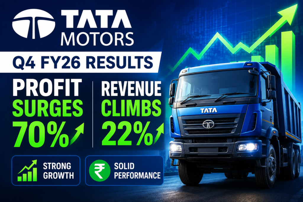 Tata Motors Q4 FY26 Results: Profit Surges 70%, Revenue Climbs 22% — Complete Breakdown