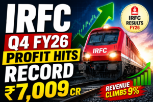IRFC Q4 Results FY26: Revenue Climbs 9%, Full-Year Profit Reaches Record ₹7,009 Crore