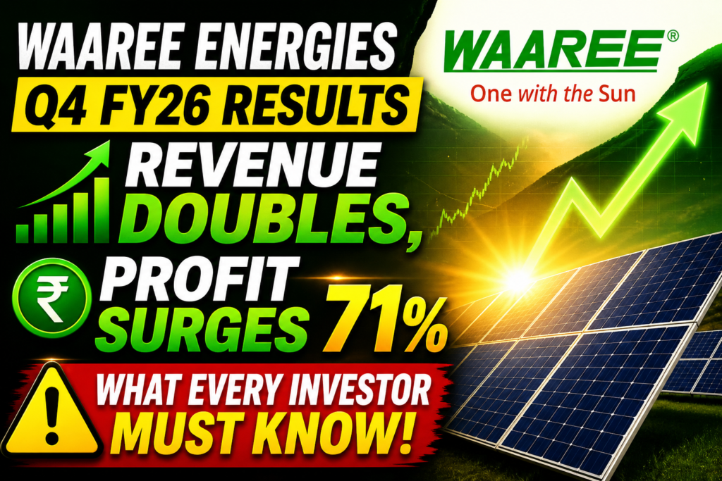 Waaree Energies Q4 FY26 Results: Revenue Doubles, Profit Surges 71% — What Every Investor Must Know