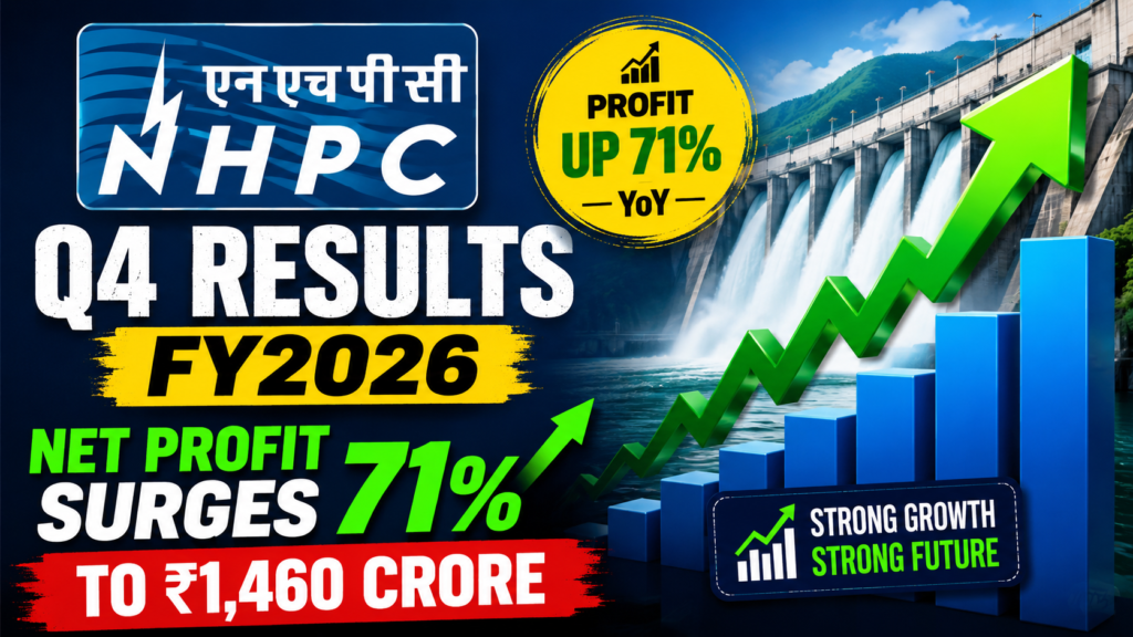 NHPC Q4 Results FY2026: Net Profit Surges 71% to ₹1,460 Crore — Dividend, Revenue & Full-Year Highlights