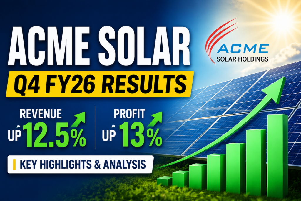 ACME Solar Holdings Q4 FY26 Results: Revenue Climbs 12.5%, Profit Up 13% — Full Analysis