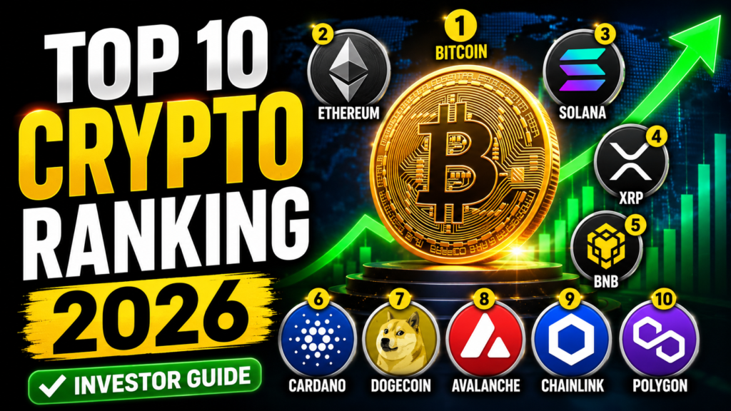Top 10 Cryptocurrencies by Market Cap in 2026: Complete Ranking & Investor Guide