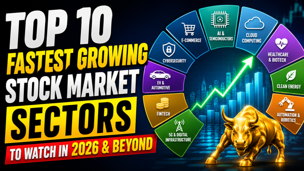 Top 10 Fastest Growing Stock Market Sectors to Watch in 2026 and Beyond