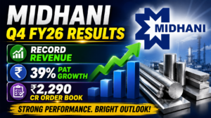 MIDHANI Q4 FY26 Results: Record Revenue, 39% PAT Growth & ₹2,290 Crore Order Book — Full Analysis