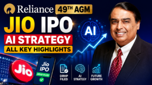 Reliance Industries 49th AGM 2026: Jio IPO DRHP Filed, AI Strategy Unveiled & All Major Highlights