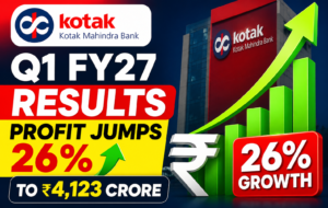 Kotak Mahindra Bank Q1 FY27 Results: Net Profit Jumps 26% to Rs 4,123 Crore