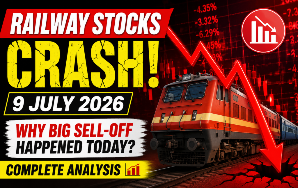 Why Railway Stocks Crashed on 9 July 2026: Complete Analysis of the Market Sell-Off