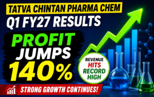 Tatva Chintan Pharma Chem Q1 FY27 Results: Profit Jumps 140% as Revenue Hits Record High
