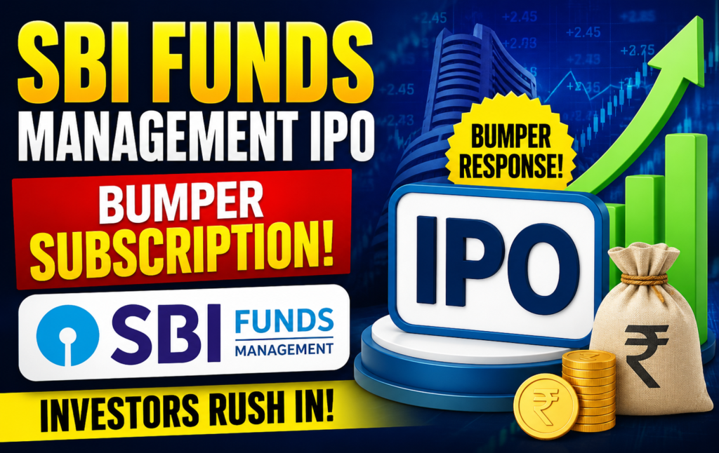 SBI Funds Management IPO Bumper Subscription: Investors Rush In