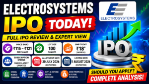 Electrosystems IPO  today, price band, lot size,Gmp,subscription status, allotment date and listing date. Full IPO review with expert view.