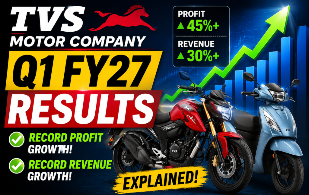 TVS Motor Q1 FY27 Results: Record Profit and Revenue Growth Explained