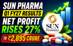 Sun Pharma Q1 FY27 Results: Net Profit Rises 27% to ₹2,895 Crore